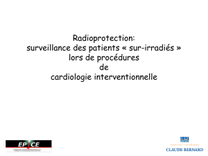 Radioprotection: surveillance des patients « sur