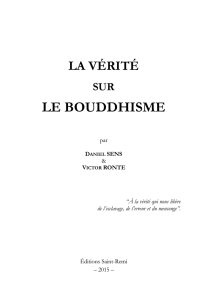 le bouddhisme - éditions Saint-Rémi