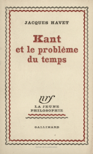 Kant et le problème du temps