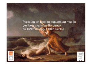 Parcours histoire des arts XVIII-XIX - Musée des Beaux