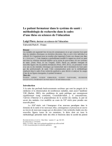 méthodologie de recherche dans le cadre d`une