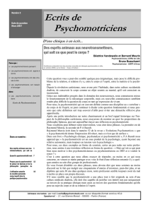 Ecrits de Psychomotriciens N° 3.pub