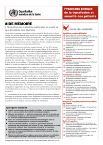 aide-mémoire