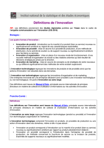 Définitions de l`Innovation - Mouvement Européen – France