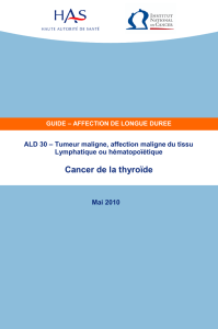 Guide médecin sur le cancer de la thyroïde