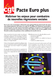 Pacte Euro plus - Union Départementale CGT Paris
