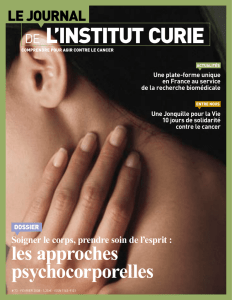 Institut Curie : Recherche, lutte et soins contre le cancer