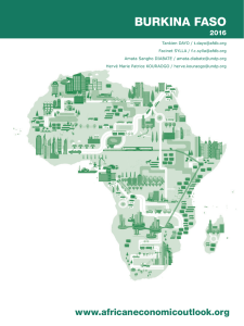 Burkina Faso - African Economic Outlook