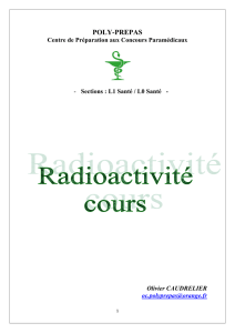 Radioactivités Cours LS-1 - Poly