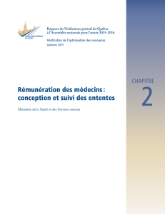 Rapport - Vérificateur général du Québec