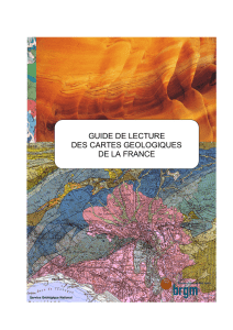 Guide de lecture de la carte géologique à 1:50 000