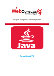 Formation JAVA - WebConsulting-info