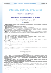 code de déontologie des infirmiers