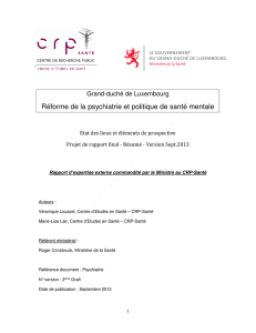 Réforme de la psychiatrie et politique de santé mentale