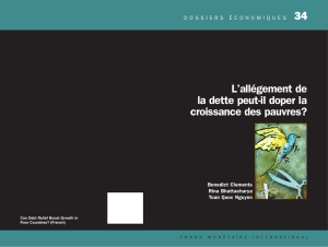 L`all&eacute;gement de la dette peut-il doper la croissance des