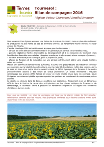 Bilan tournesol 2016