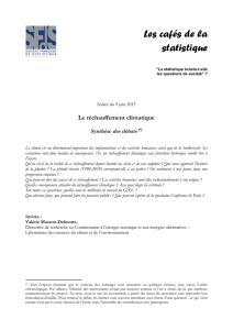 Le réchauffement climatique - Société Française de Statistique