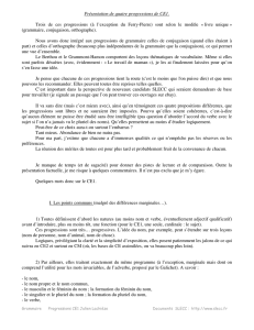 Progression Grammaire CE1 par Julien Lachièze