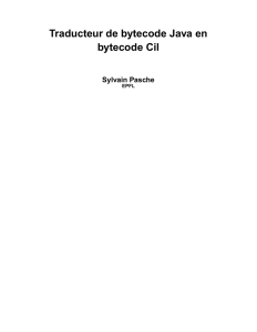 Traducteur de bytecode Java en bytecode Cil - Java2Il