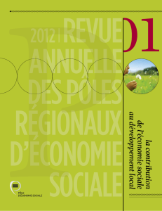 la contributionde l`économie sociale au développement local