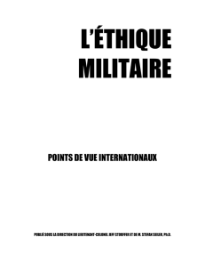 l`éthique militaire - Publications du gouvernement du Canada