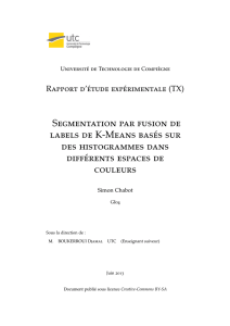 Segmentation par fusion de labels de K