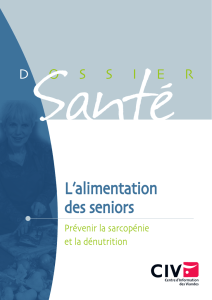 L`alimentation des seniors - CIV