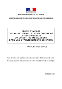 RAPPORT NATIONAL étud impact - Ministère des Affaires sociales