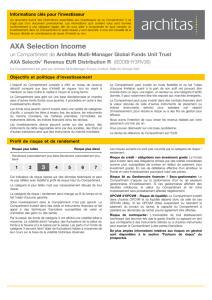 AXA Selectiv` Revenus EUR Distribution R