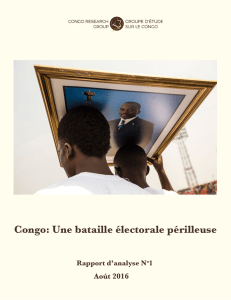 Congo: Une bataille électorale périlleuse