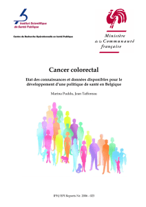 Cancer colorectal - About WIV-ISP