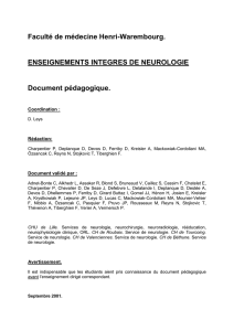 Orientation diagnostique devant des mouvements