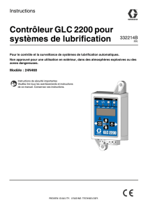 332214B, GLC 2200 Lubrication Controller, French