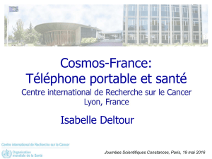 Cosmos-France: Téléphone portable et santé
