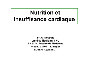 Nutrition et insuffisance cardiaque