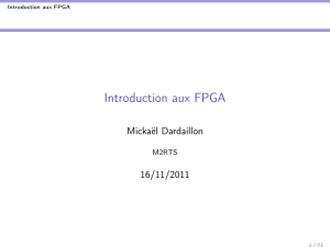 Introduction aux FPGA