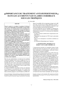 importance du traitement anti-hypertenseur dans