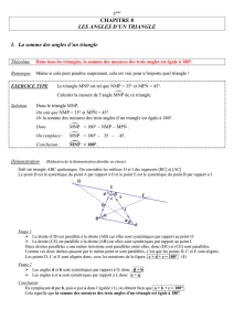 8. Angles dans un triangle