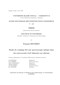 Manuscrit de thèse  - Page professionnelle de François Réveret
