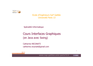 Cours Interfaces Graphiques - Lipn