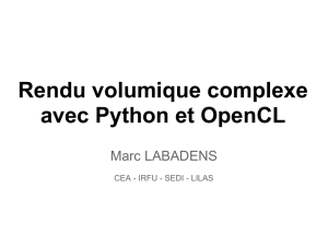 Rendu volumique complexe avec Python et OpenCL