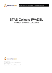STAS Collecte IP/ADSL