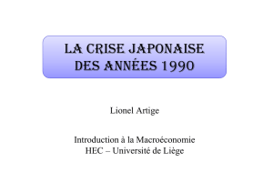 La crise japonaise des années 1990
