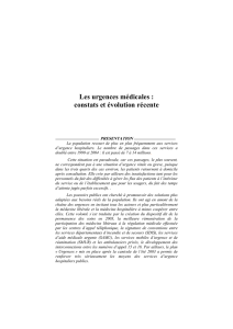 Les urgences médicales