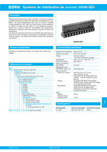 Système de distribution de courant X8340-SZ4 7