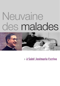 Neuvaine des malades - St Josemaria Escriva