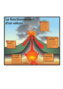 Le fonctionnement d`un volcan
