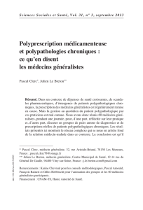 ce qu`en disent les médecins généralistes - chu