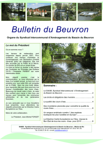 Bulletin du Beuvron - Conseil Général de la Nièvre