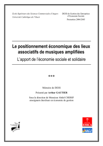 Le positionnement conomique des lieux associatifs de musiques